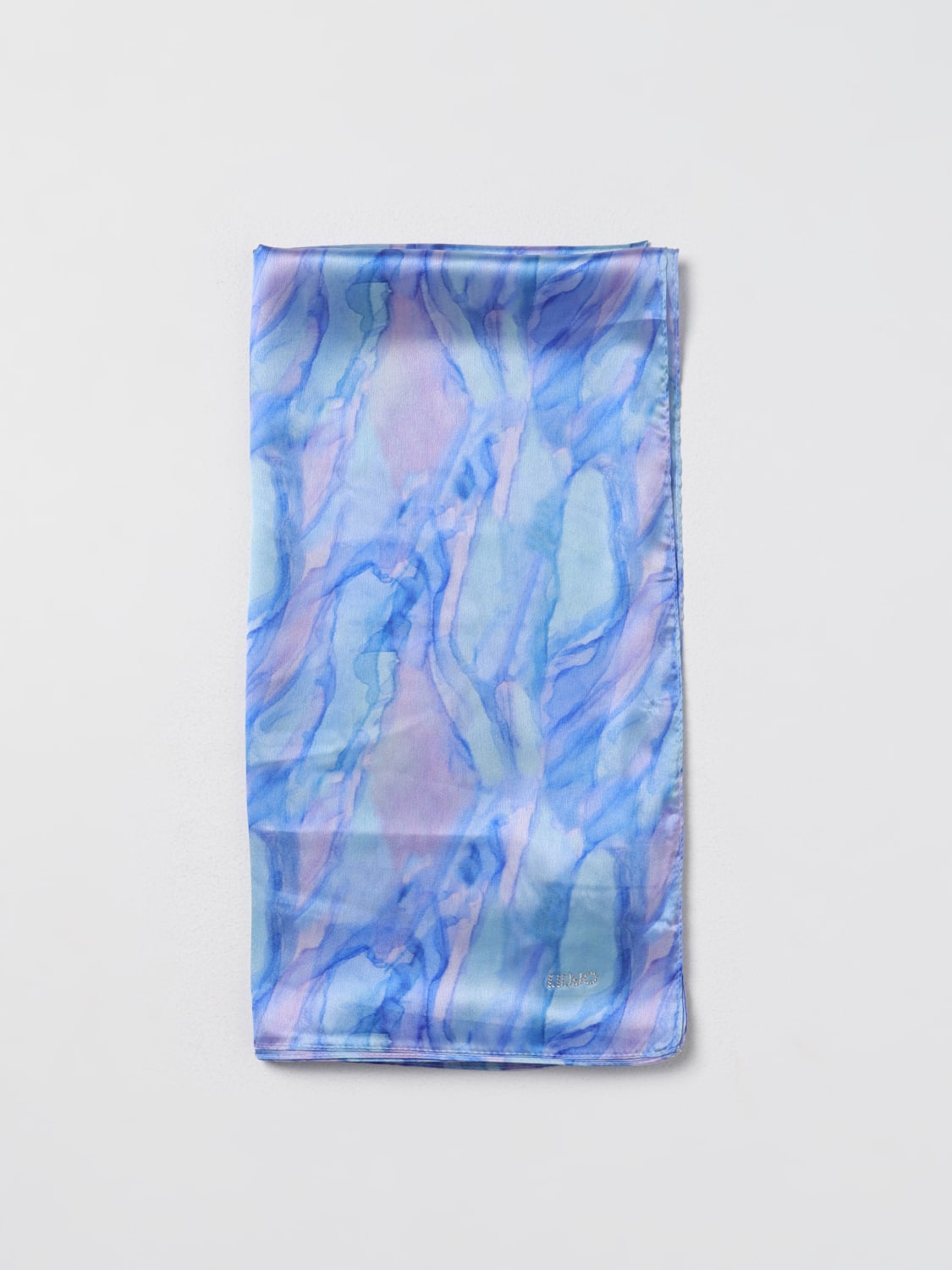 LIU JO SCARF: Scarf woman Liu Jo, Gnawed Blue - Img 1