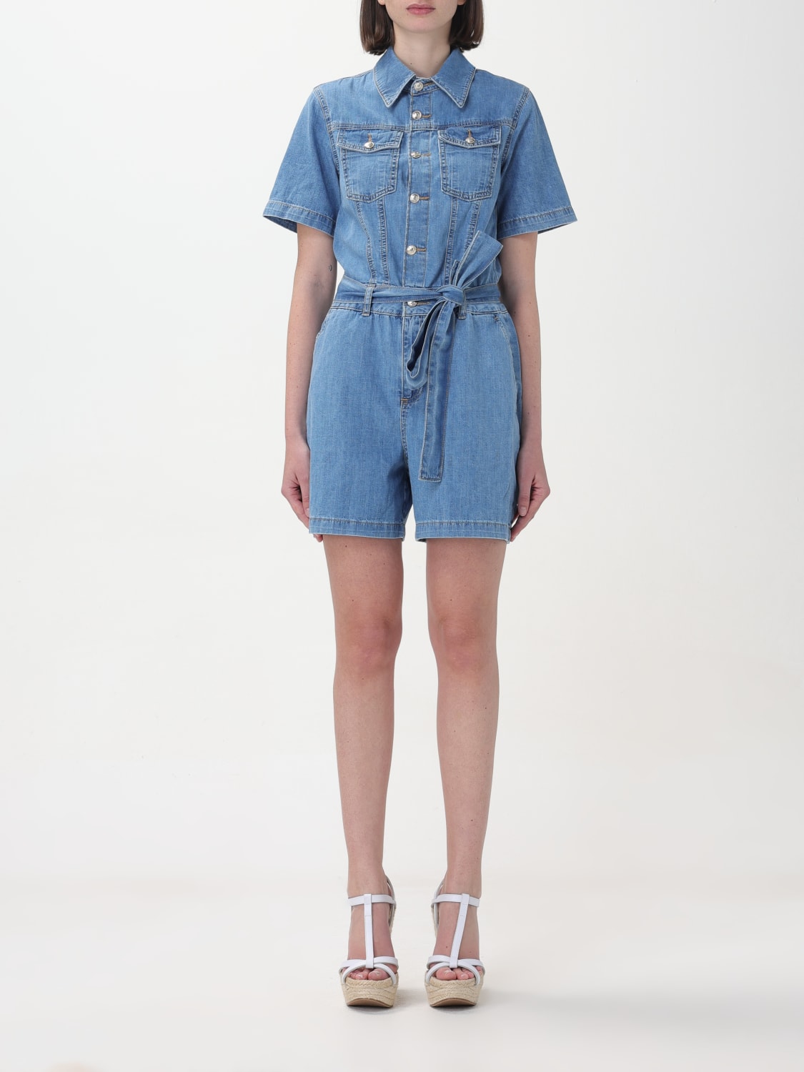 LIU JO JUMPSUIT: Jumpsuit damen Liu Jo, Denim - Img 1