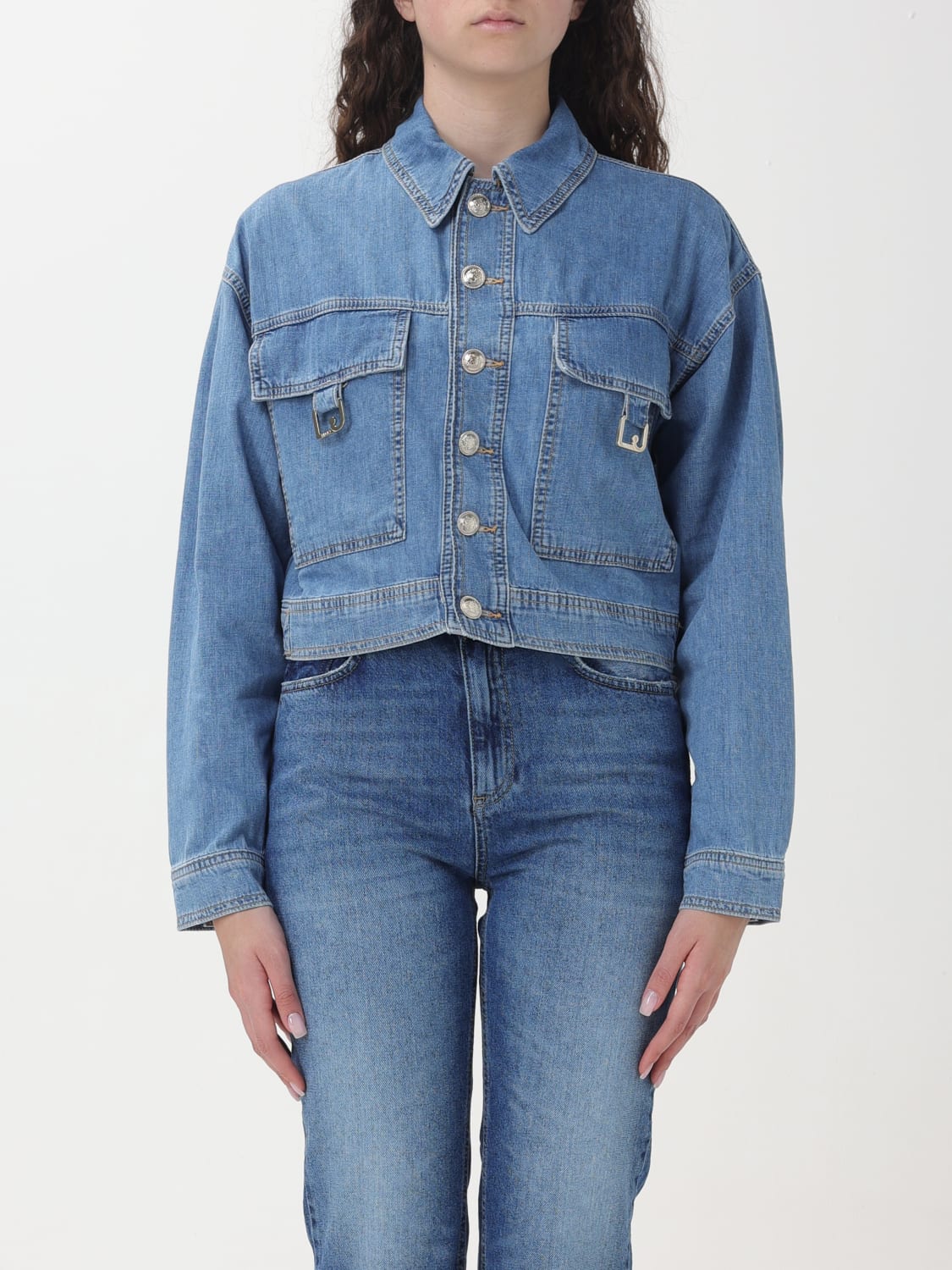 LIU JO JACKET: Jacket woman Liu Jo, Denim - Img 1