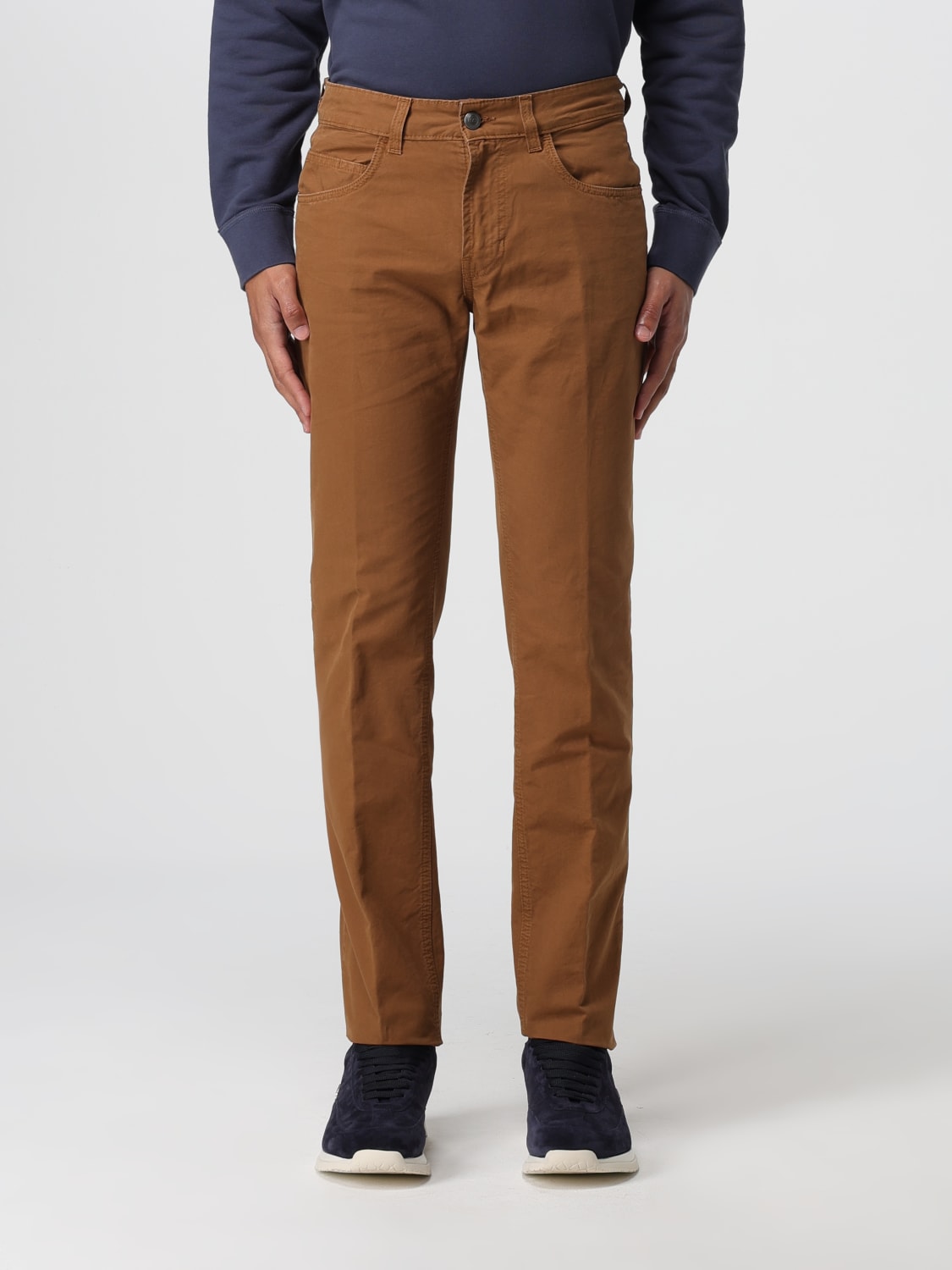 FAY PANTS: Pants men Fay, Brown - Img 1