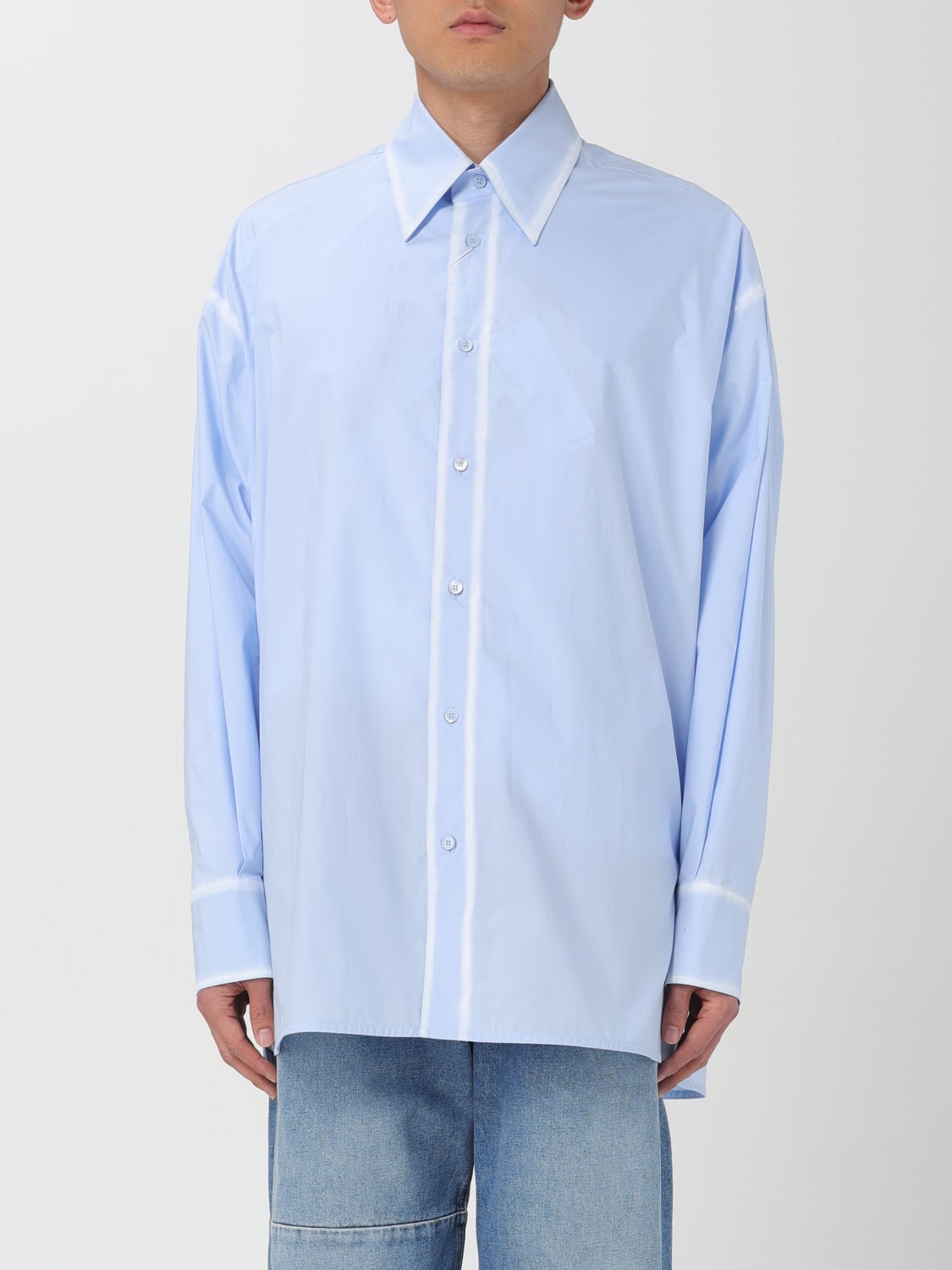 MM6 MAISON MARGIELA SHIRT: Shirt men Mm6 Maison Margiela, Gnawed Blue - Img 1