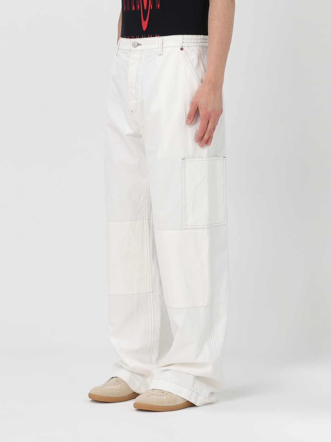 MM6 MAISON MARGIELA PANTS: Pants men Mm6 Maison Margiela, White - Img 4