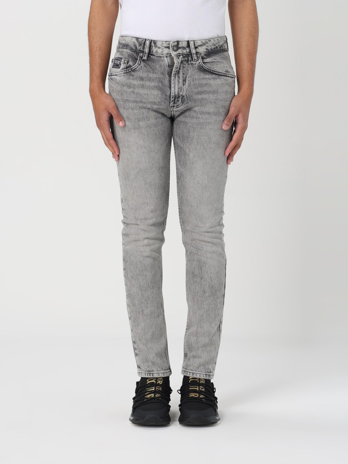 VERSACE JEANS COUTURE JEANS: Jeans men Versace Jeans Couture, Grey - Img 1