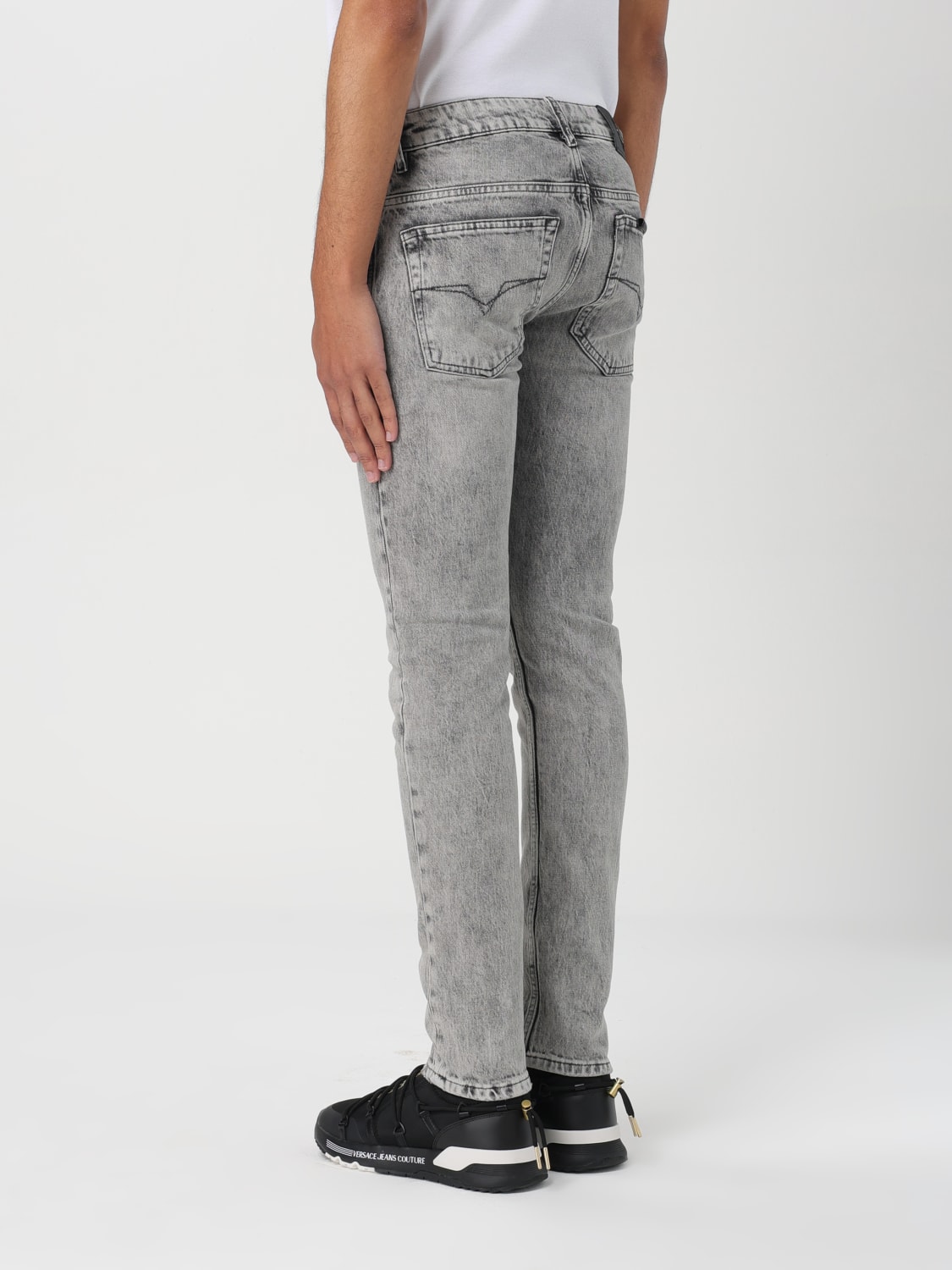 VERSACE JEANS COUTURE JEANS: Jeans men Versace Jeans Couture, Grey - Img 2