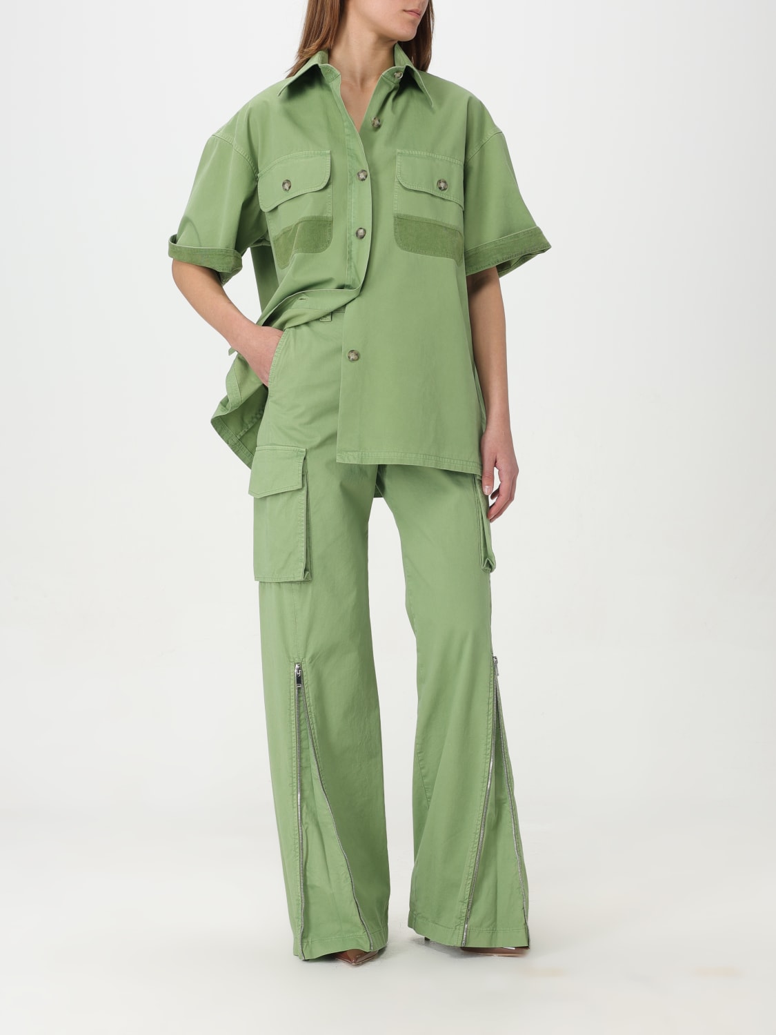 STELLA MCCARTNEY PANTS: Pants woman Stella McCartney, Green - Img 2