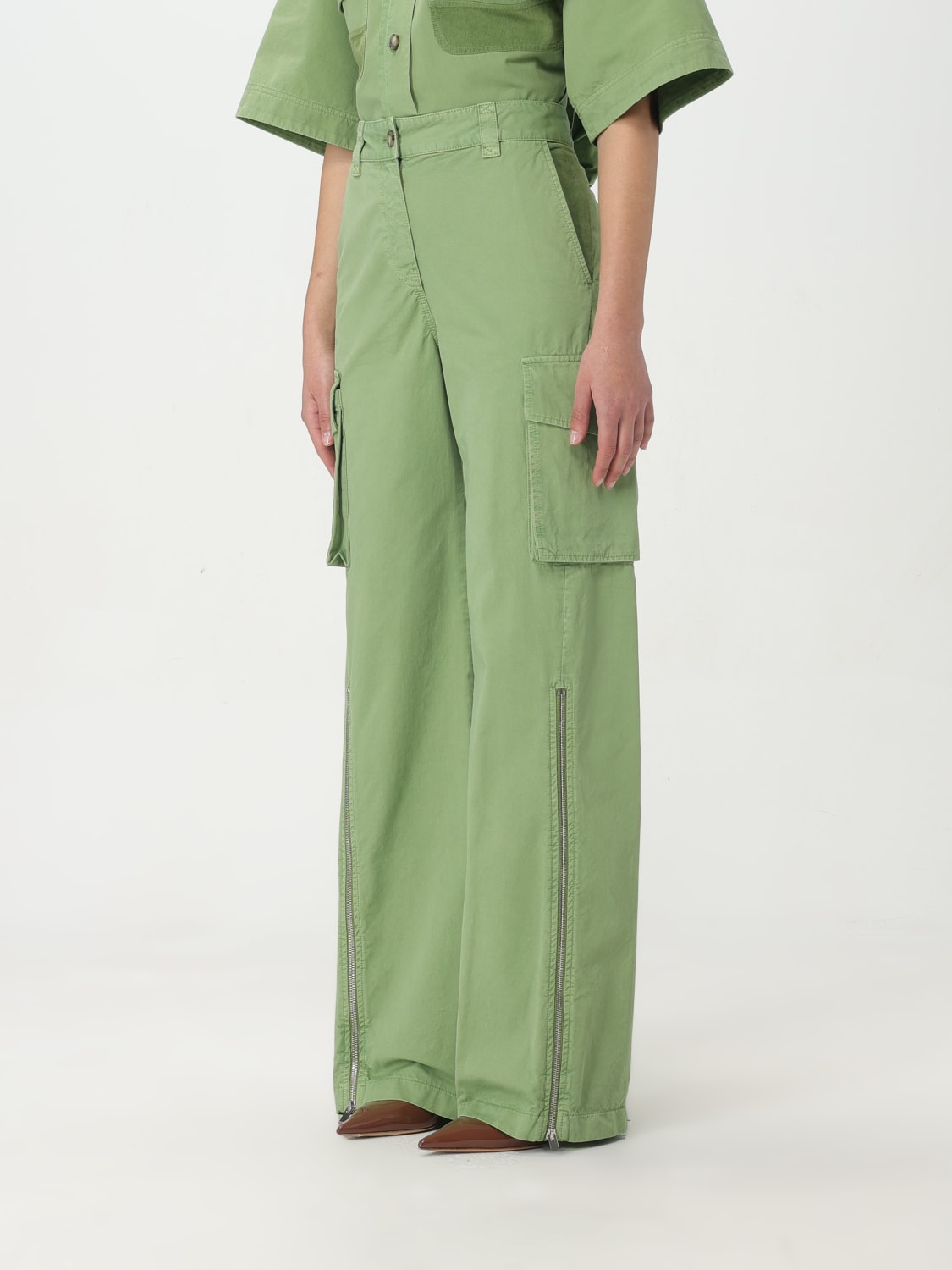 STELLA MCCARTNEY PANTS: Pants woman Stella McCartney, Green - Img 4