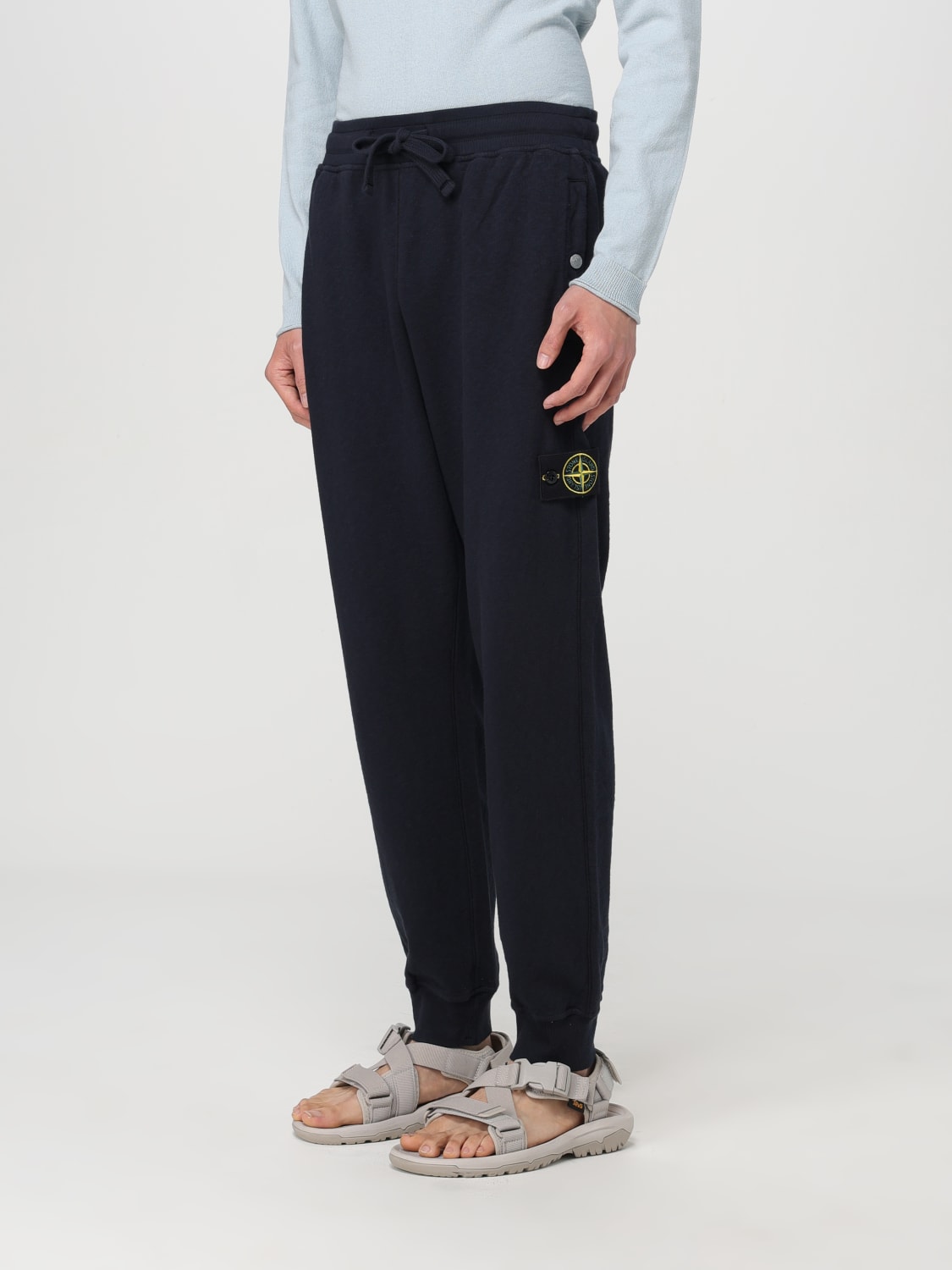 STONE ISLAND PANTALÓN: Pantalón hombre Stone Island, Azul Oscuro - Img 4