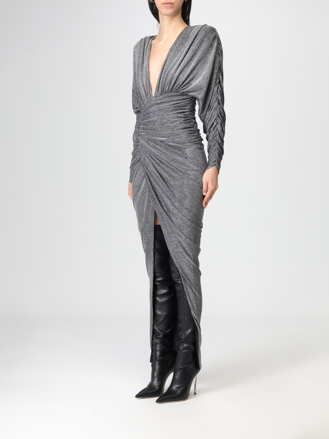 ALEXANDRE VAUTHIER DRESS: Dress woman Alexandre Vauthier, Silver - Img 3