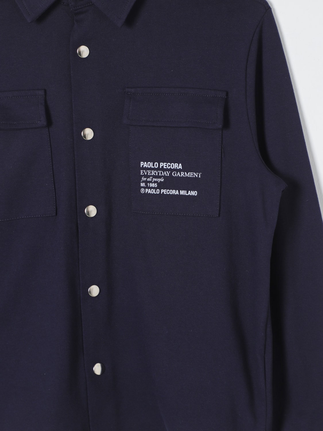 キッズアウター JUNIOR PAOLO PECORA Jackets PP3956 INDACO Blue Paolo Pecora Outlet: Jacket kids - Blue | Paolo Pecora