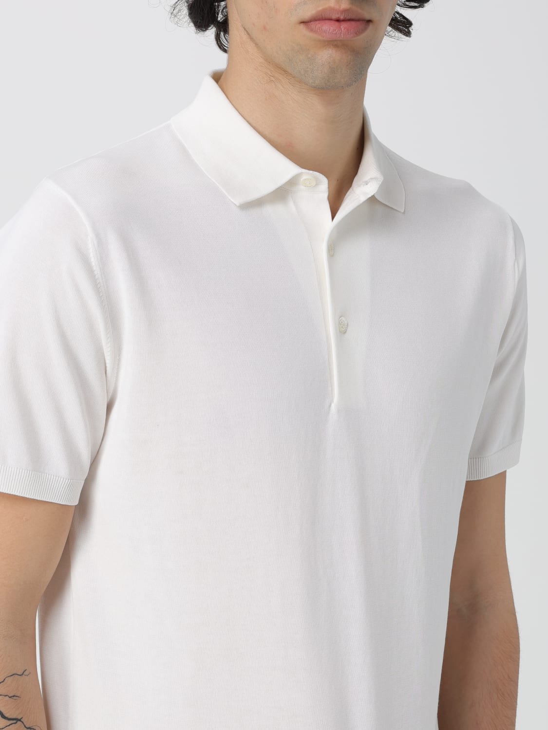 ASPESI POLO SHIRT: Polo shirt men Aspesi, White - Img 3