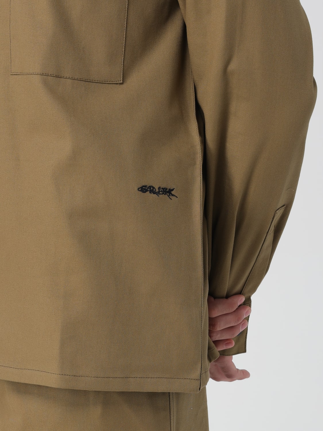 GR10K CAMICIA: Camicia uomo Gr10k, Sabbia - Img 5