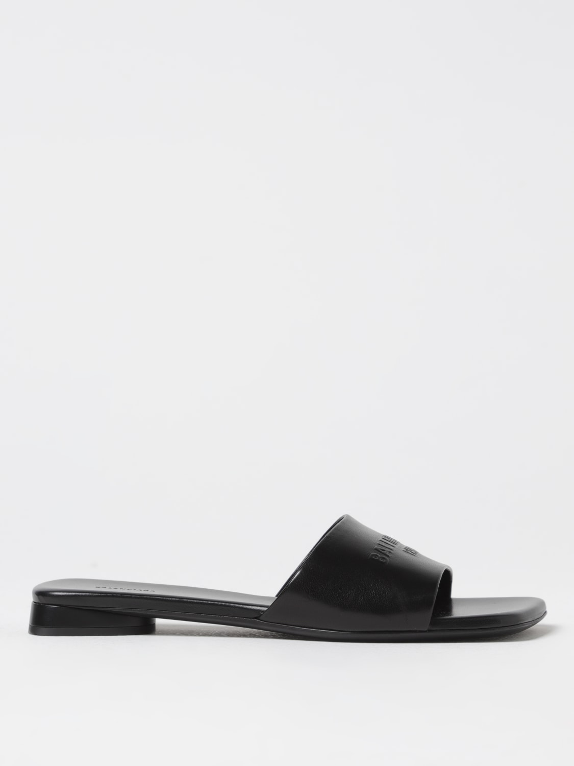 BALENCIAGA FLAT SANDALS: Flat shoes woman Balenciaga, Black - Img 1