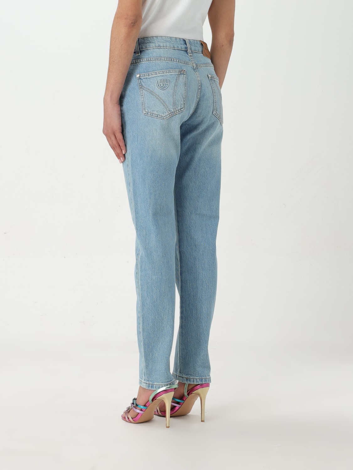 CHIARA FERRAGNI JEANS: Jeans damen Chiara Ferragni, Denim - Img 2