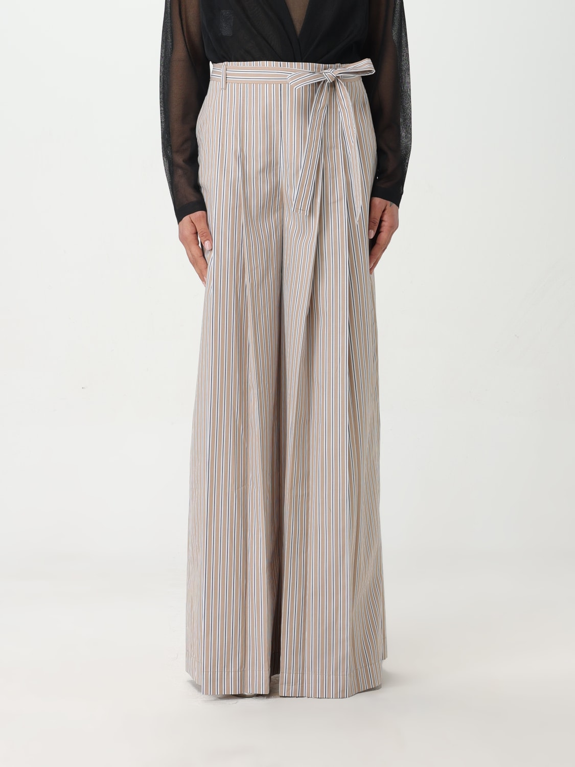 ALBERTA FERRETTI PANTS: Pants woman Alberta Ferretti, Beige - Img 1