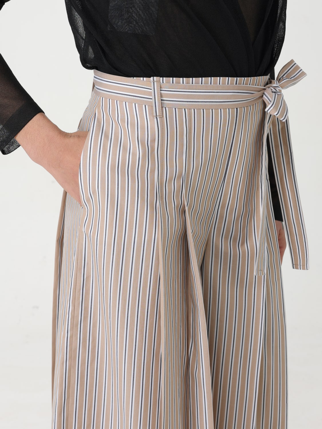 ALBERTA FERRETTI PANTS: Pants woman Alberta Ferretti, Beige - Img 5