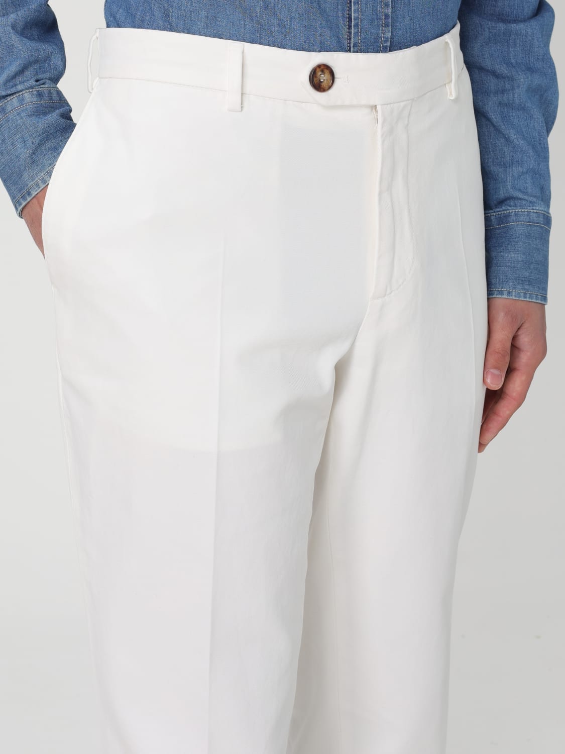 BRUNELLO CUCINELLI PANTS: Pants men Brunello Cucinelli, White - Img 5