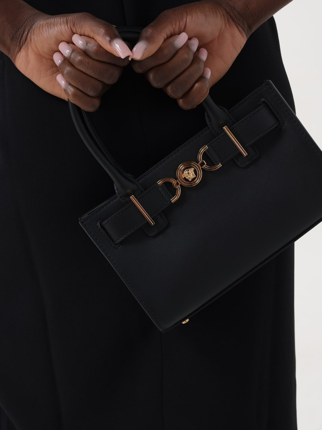 ハンドバッグ VERSACE Woman Handbag Black 10131691A10795 1B00V Versace Collection Black Bags & Handbags for Women | eBay