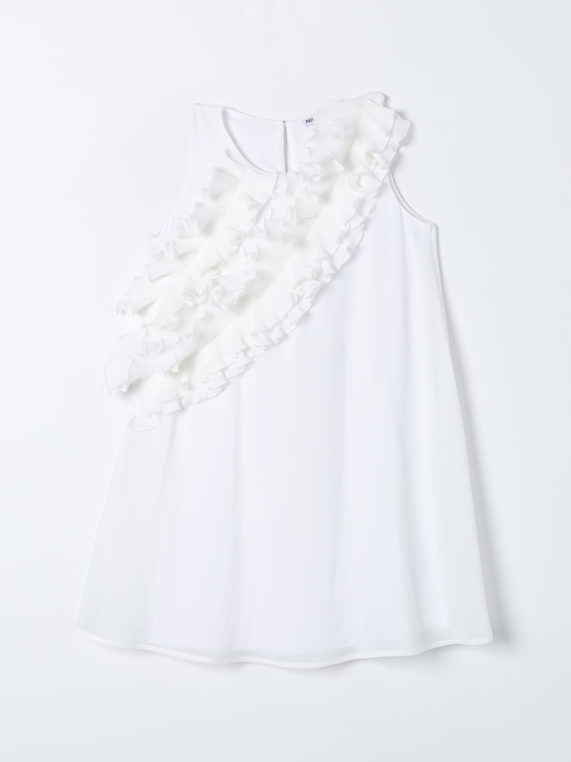 PATRIZIA PEPE DRESS: Dress kids Patrizia Pepe, White - Img 1