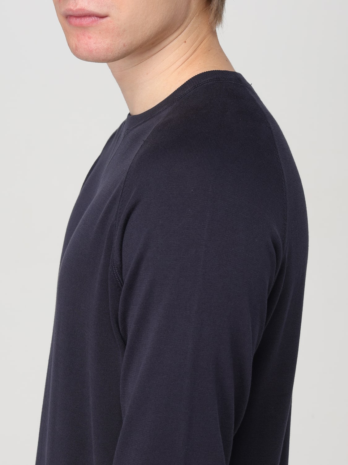 ASPESI PULLOVER: Pullover herren Aspesi, Blau - Img 4