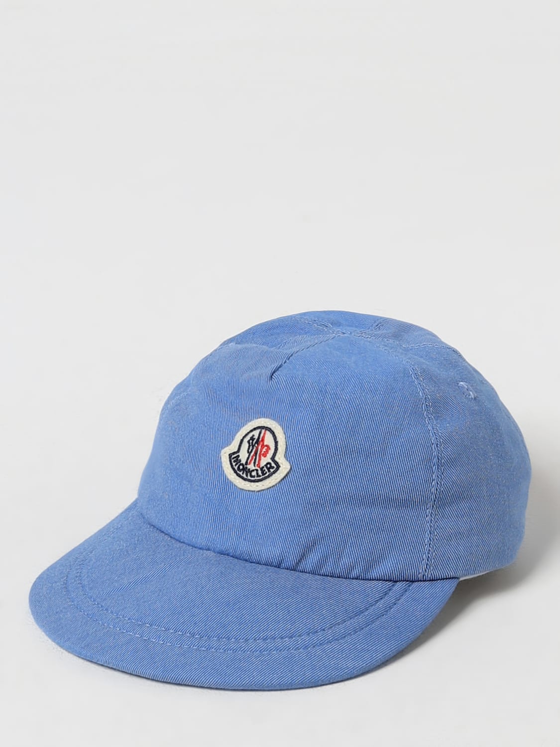 MONCLER GORRO: Gorro niños Moncler, Azul Claro - Img 1