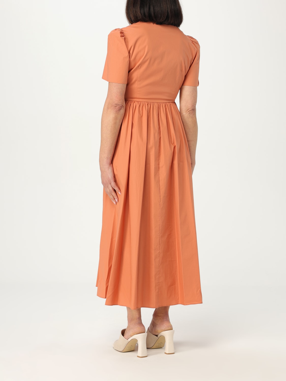 TWINSET DRESS: Dress woman Twinset, Orange - Img 2