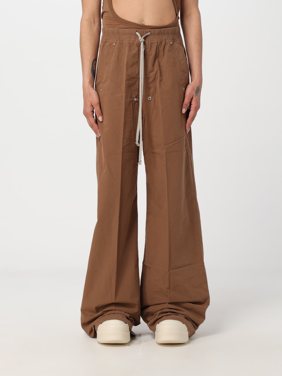 RICK OWENS DRKSHDW PANTS: Pants woman Drkshdw, Brown - Img 1