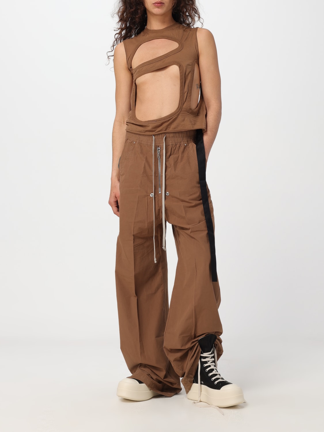 RICK OWENS DRKSHDW PANTS: Pants woman Drkshdw, Brown - Img 2