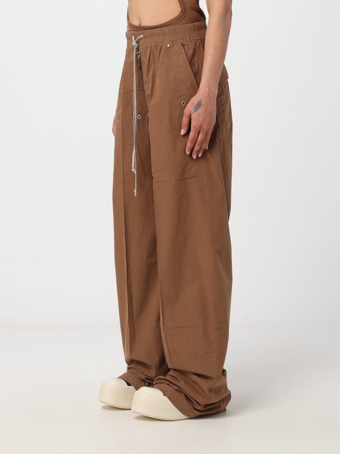 RICK OWENS DRKSHDW PANTS: Pants woman Drkshdw, Brown - Img 4