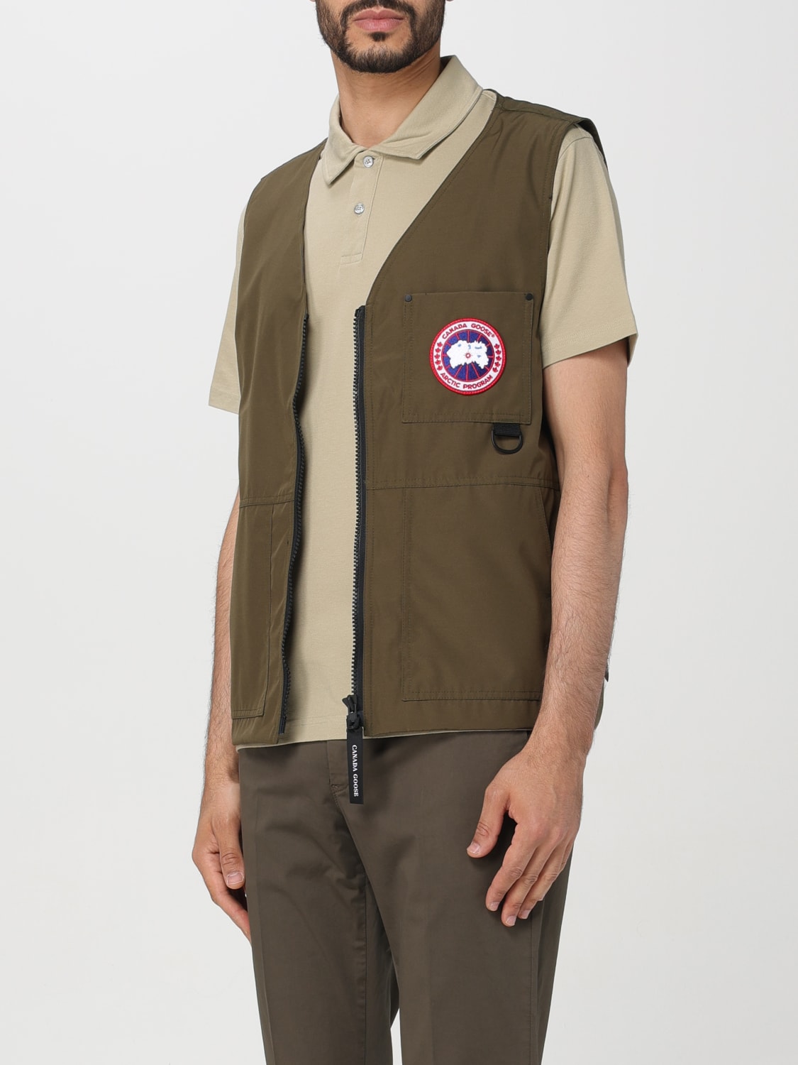 CANADA GOOSE CHALECO: Chaqueta hombre Canada Goose, Militar - Img 3