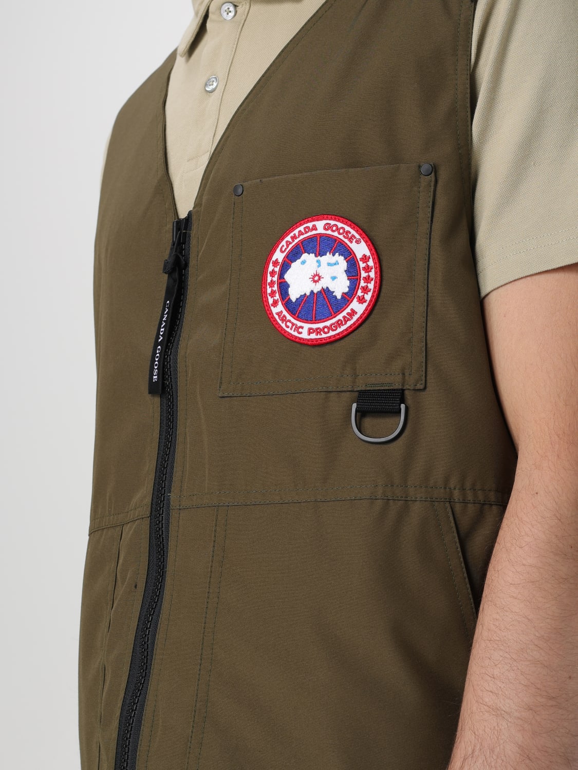 CANADA GOOSE CHALECO: Chaqueta hombre Canada Goose, Militar - Img 4