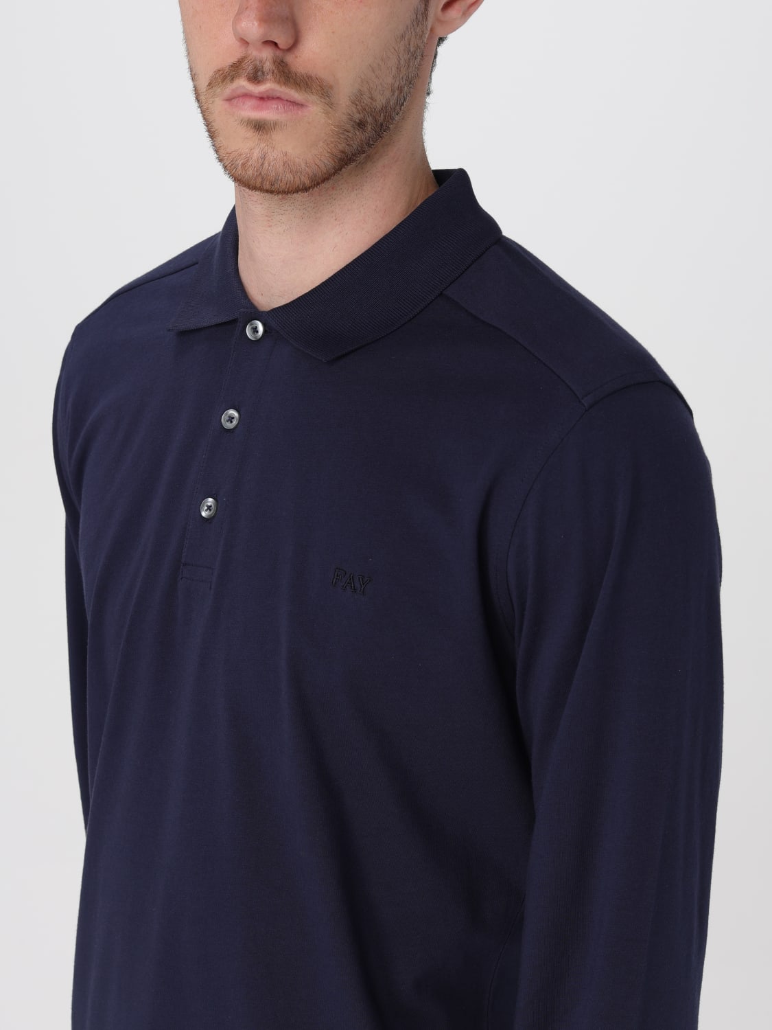 FAY POLO: T-shirt homme Fay, Bleu - Img 3