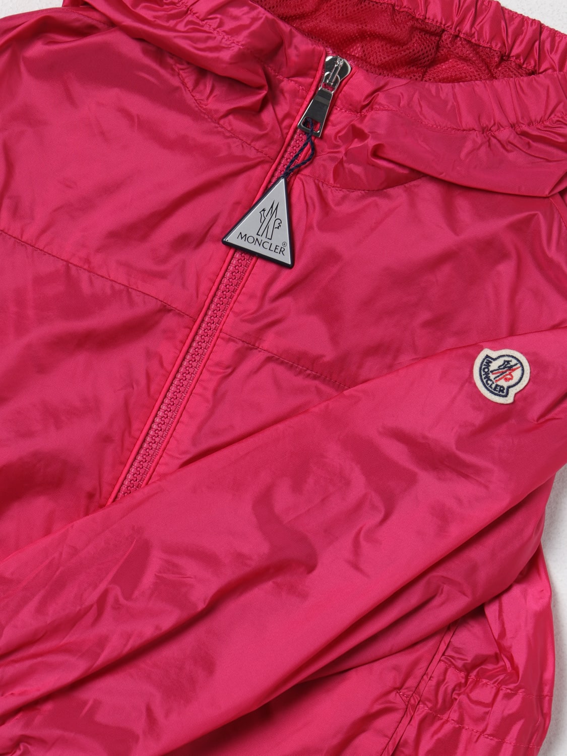 MONCLER GIACCA: Giubbotto Moncler in nylon , Rosa - Img 3