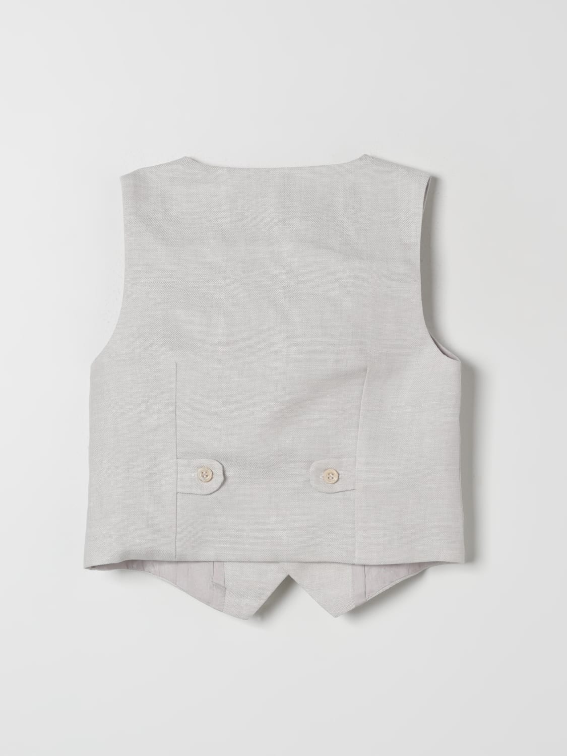 LA STUPENDERIA WAISTCOAT: Waistcoat kids La Stupenderia, Grey - Img 2