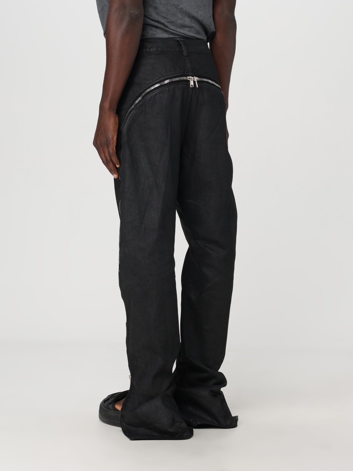 個性が光る◆Rick Owens◆スリムフィット テーパードパンツ Rick Owens リックオウエンス トラックパンツ DRAWSTRING SLIM