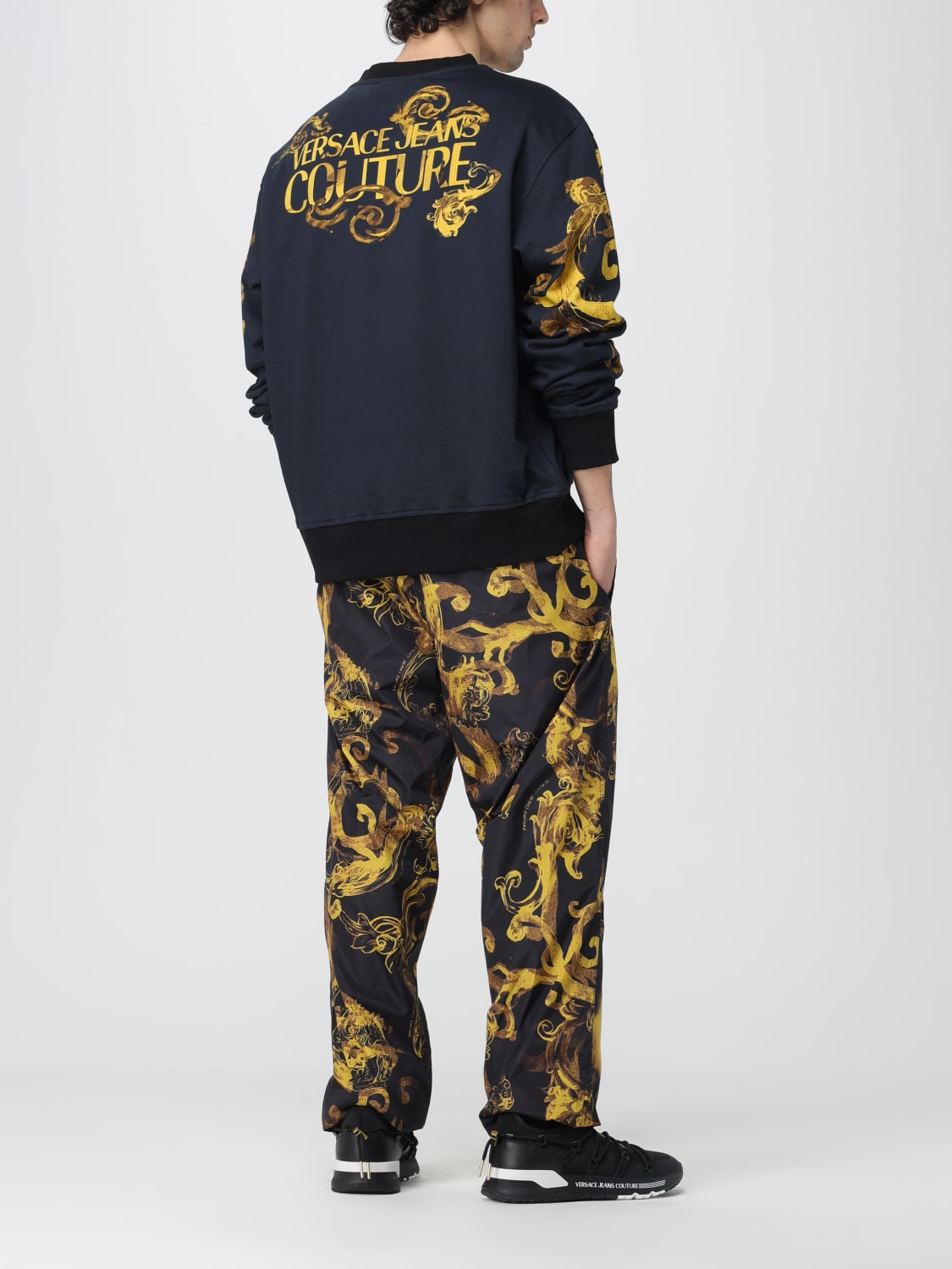 VERSACE JEANS COUTURE SWEATSHIRT: Sweatshirt men Versace Jeans Couture, Gold - Img 2