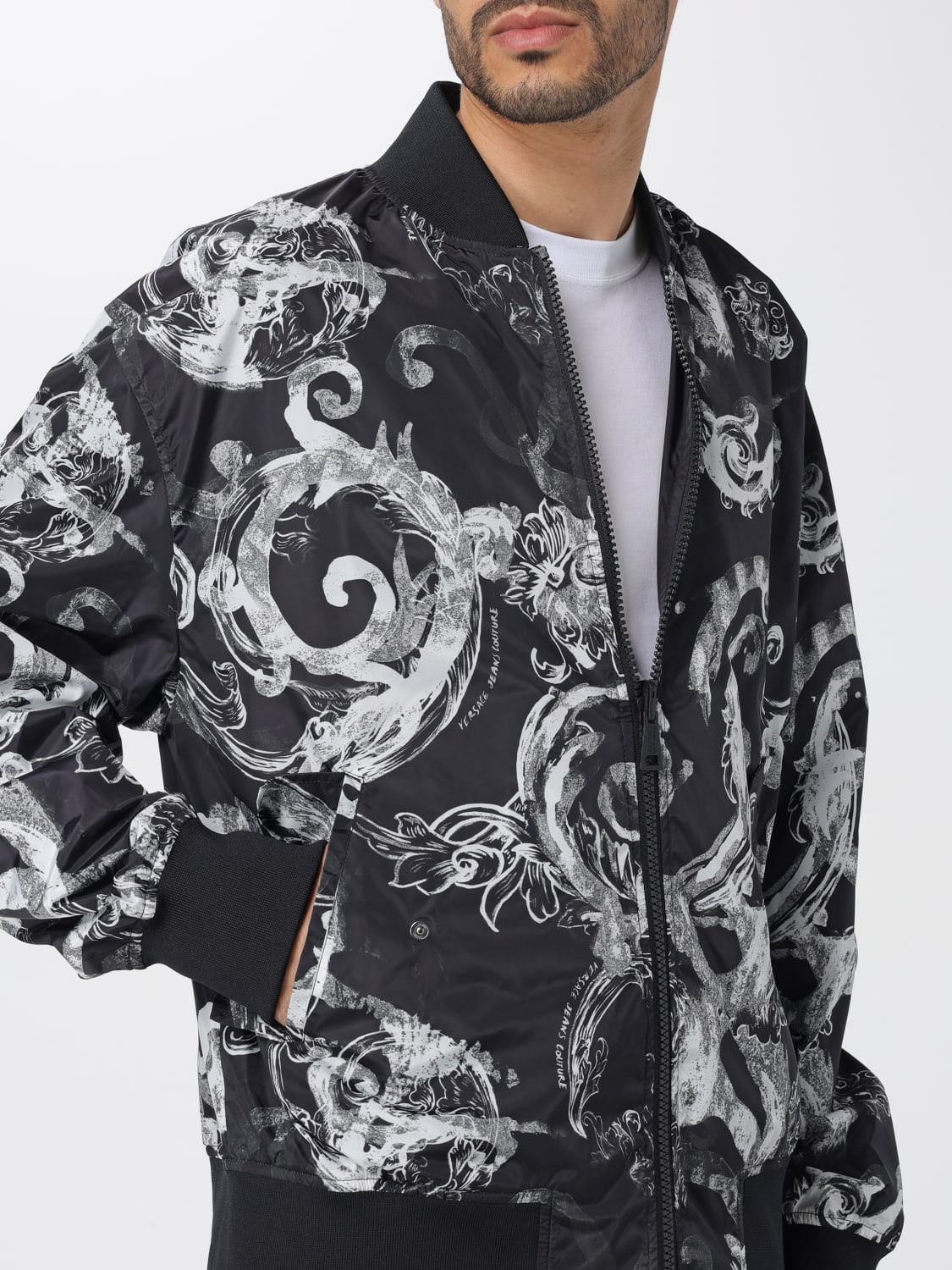 VERSACE JEANS COUTURE JACKET: Jacket men Versace Jeans Couture, Black - Img 5