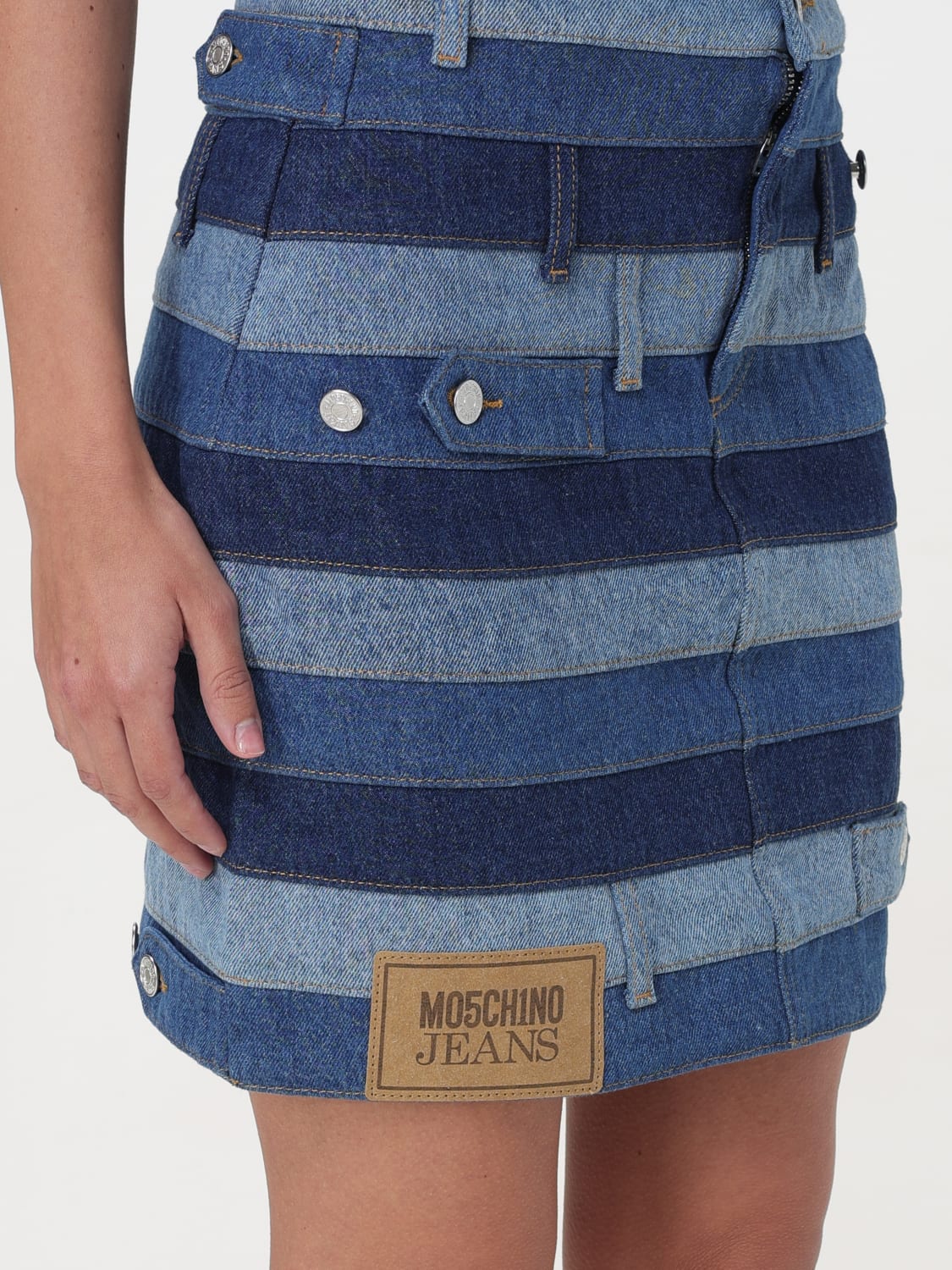 MOSCHINO JEANS FALDA: Falda mujer Moschino Jeans, Denim - Img 3