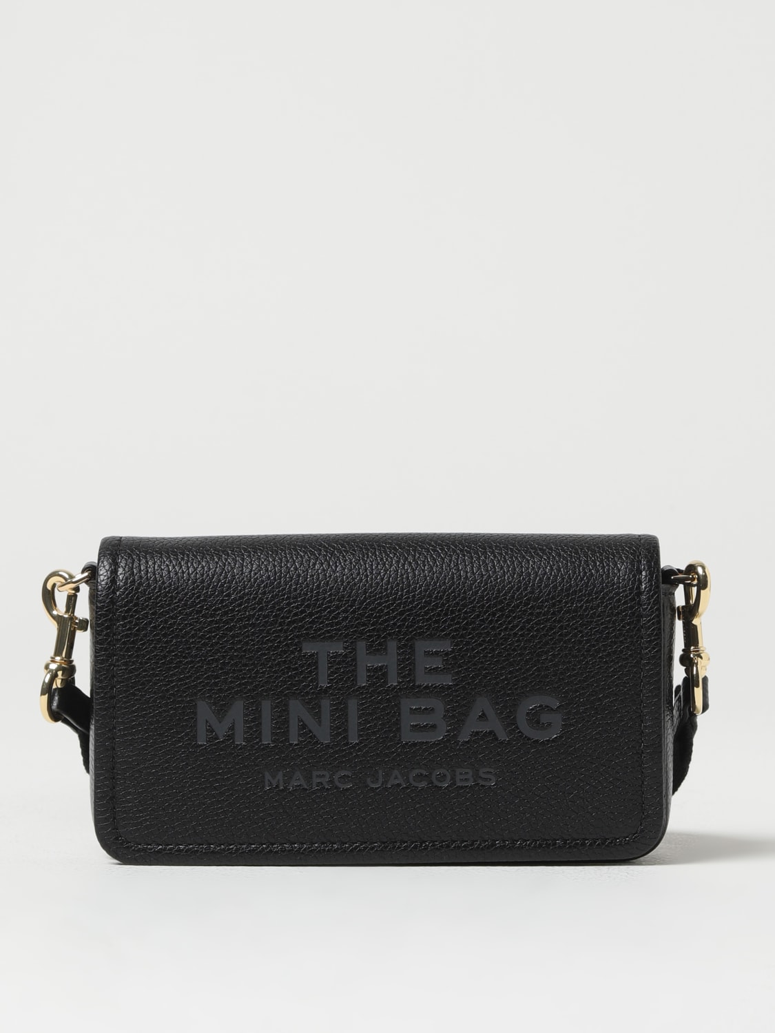 MARC JACOBS BORSA MINI: Borsa mini Marc Jacobs in pelle a grana, Nero - Img 1
