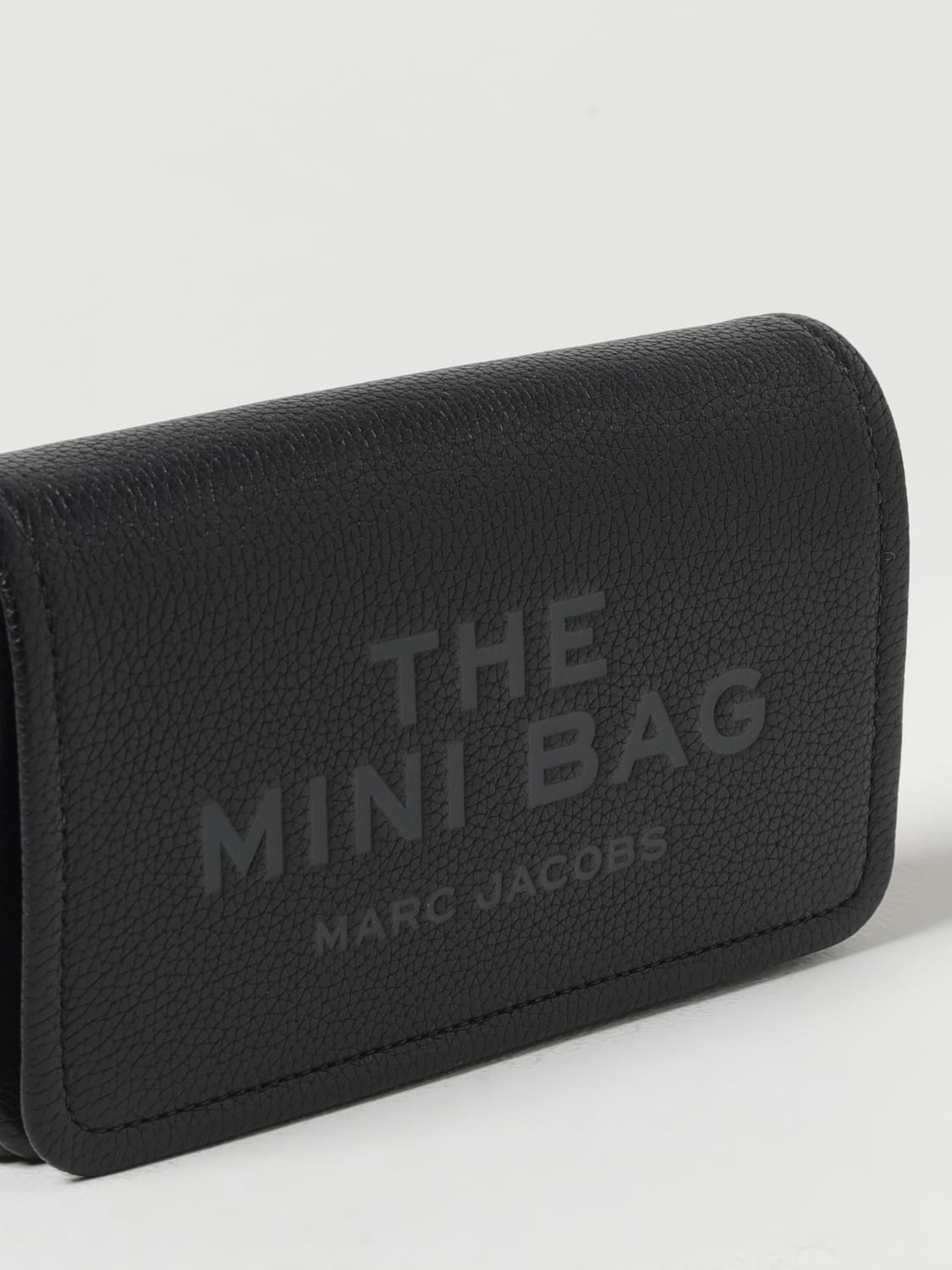 MARC JACOBS BORSA MINI: Borsa mini Marc Jacobs in pelle a grana, Nero - Img 3