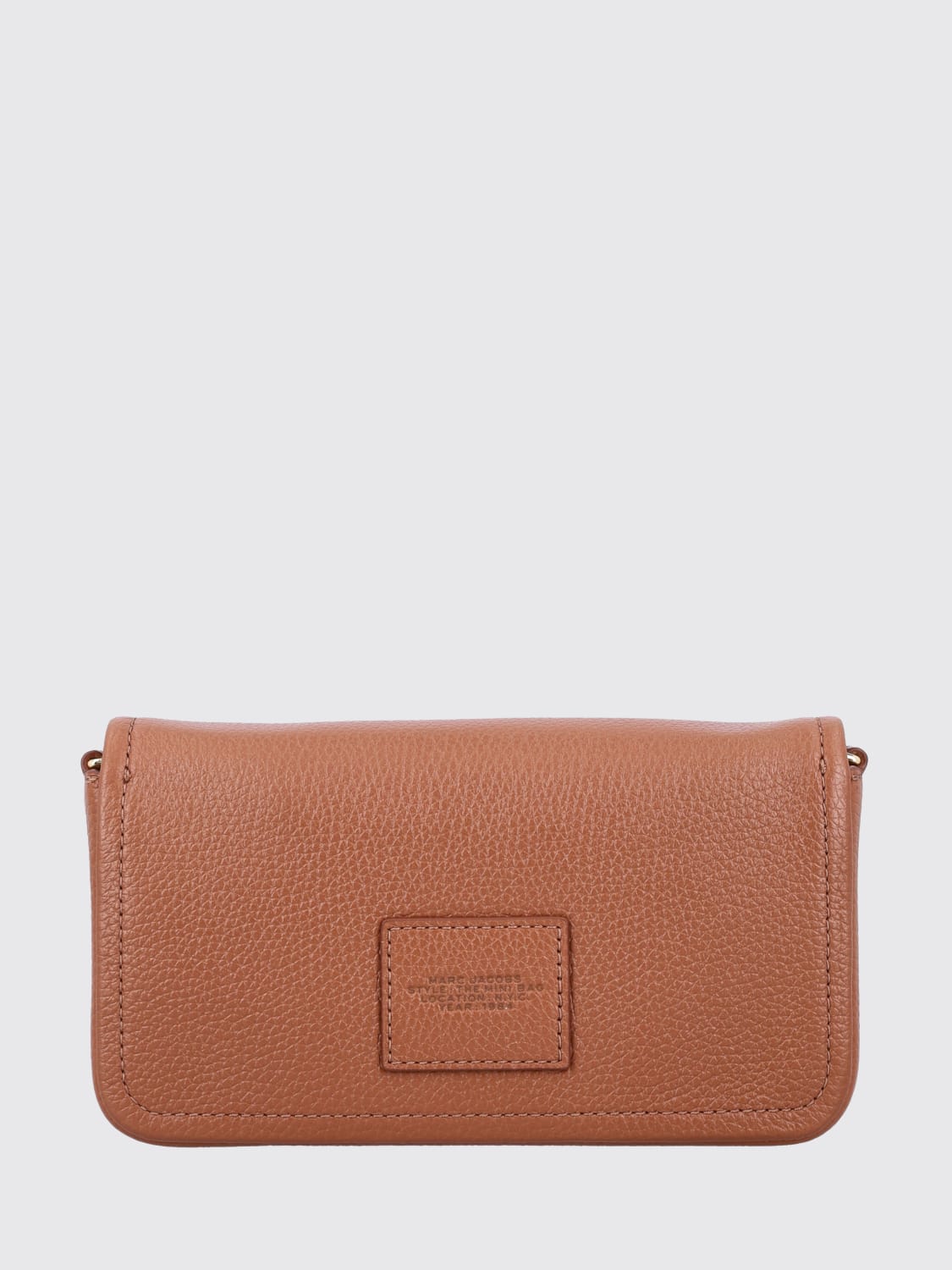 MARC JACOBS BORSA MINI: Borsa mini Marc Jacobs in pelle a grana, Marrone - Img 3