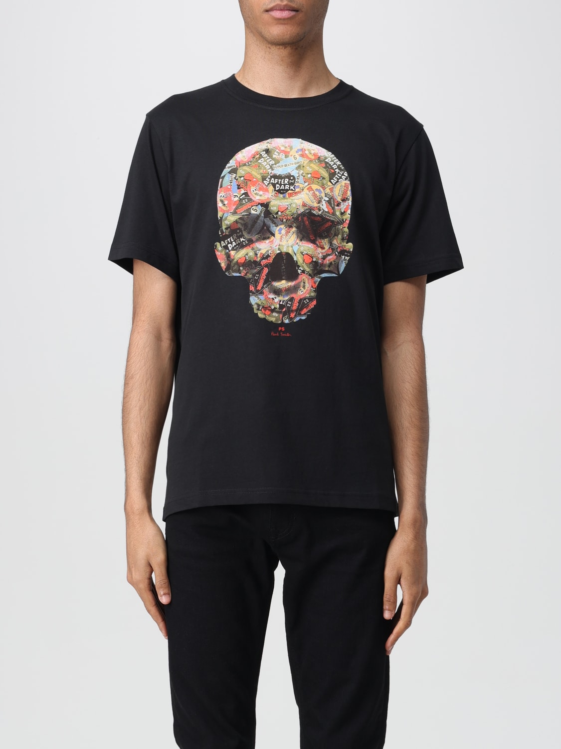 Giglio T-shirt PS Paul Smith in cotone con stampa