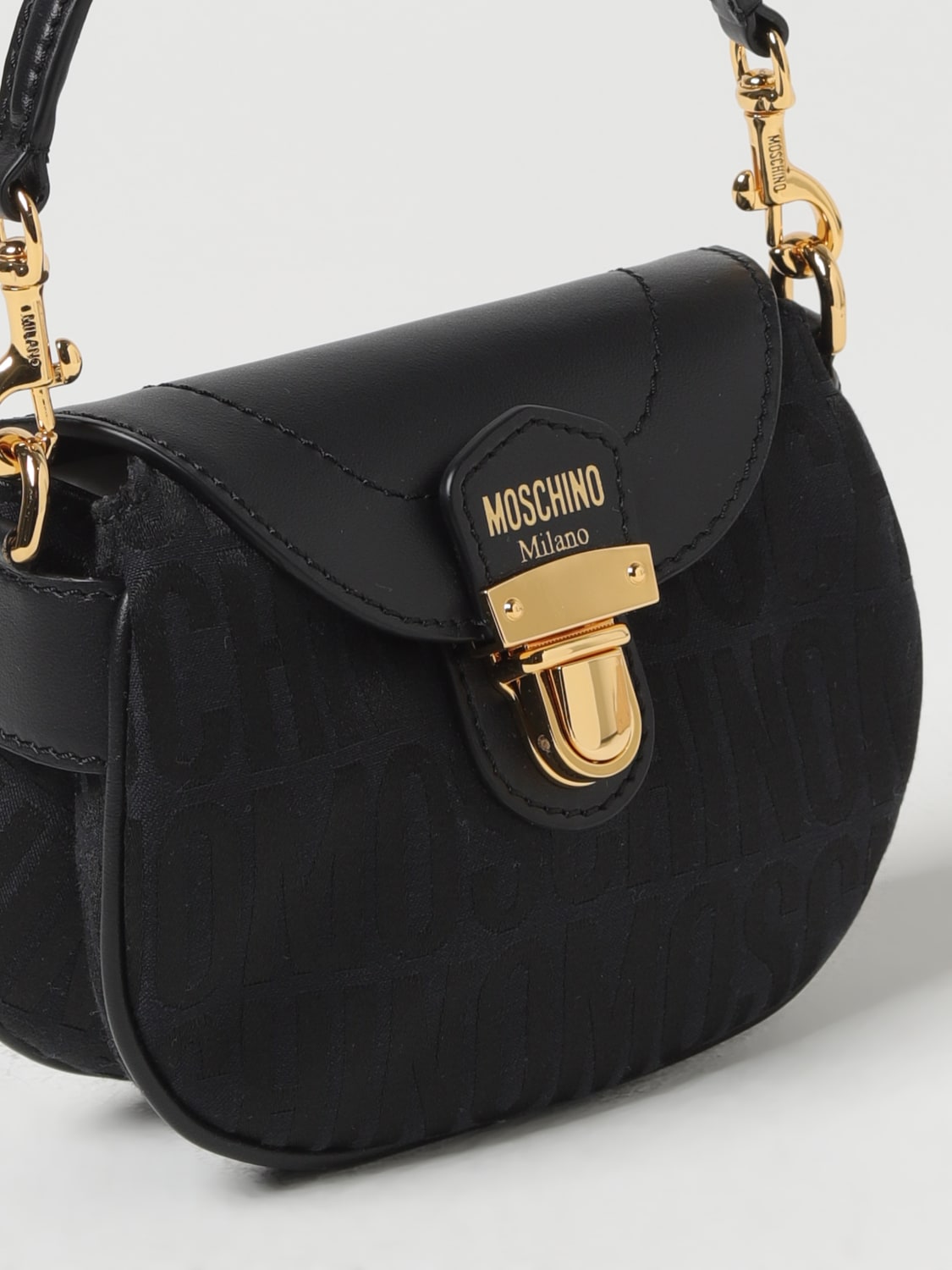 MOSCHINO COUTURE MINI BAG: Shoulder bag woman Moschino Couture, Black - Img 3