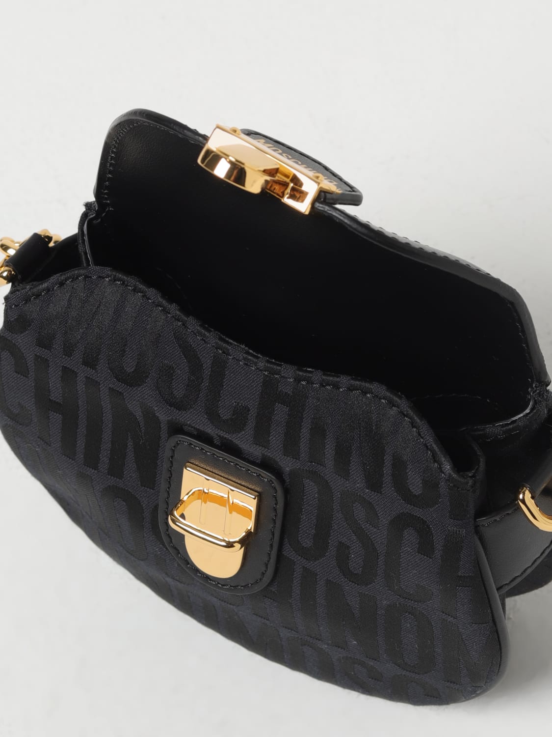 MOSCHINO COUTURE MINI BAG: Shoulder bag woman Moschino Couture, Black - Img 4