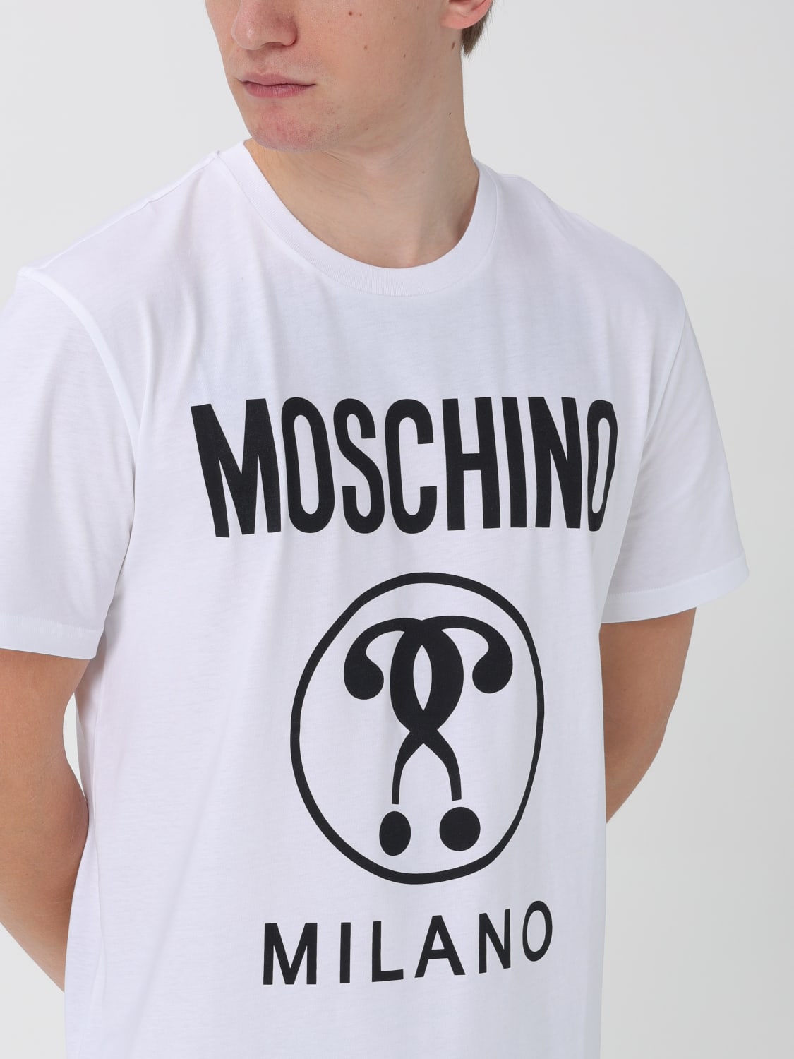 MOSCHINO COUTURE T-SHIRT: T-shirt men Moschino Couture, White - Img 3