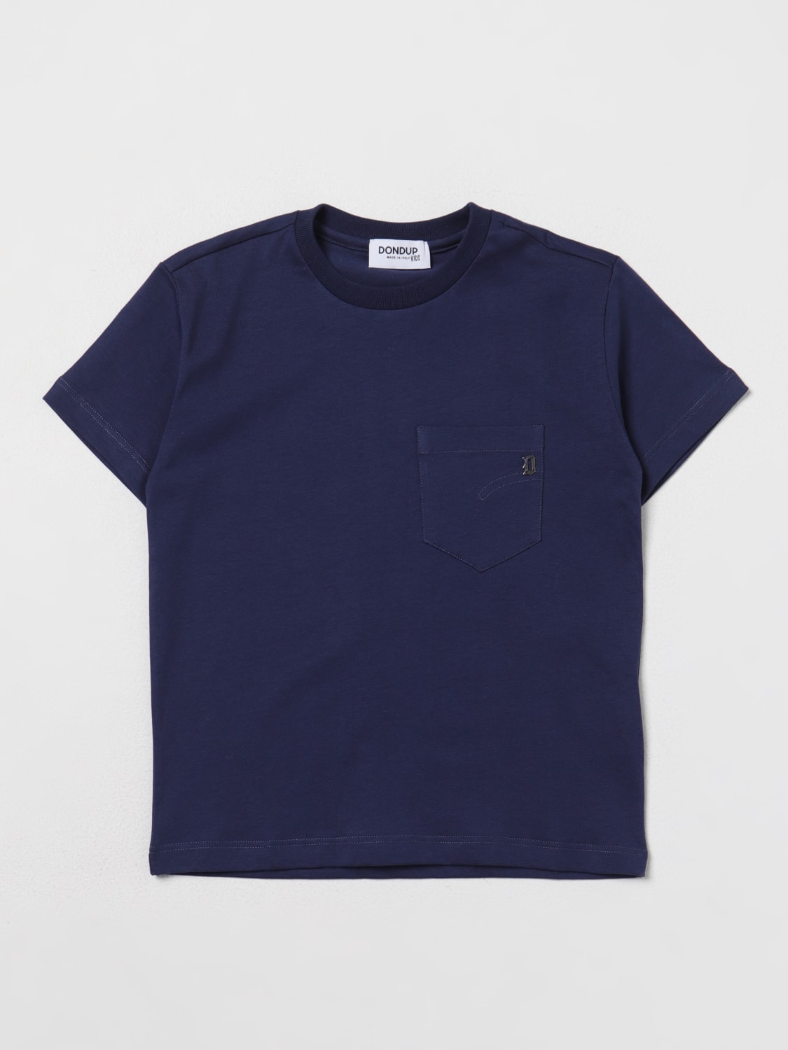 DONDUP KIDS T-SHIRT: T-shirt kinder Dondup, Blau - Img 1