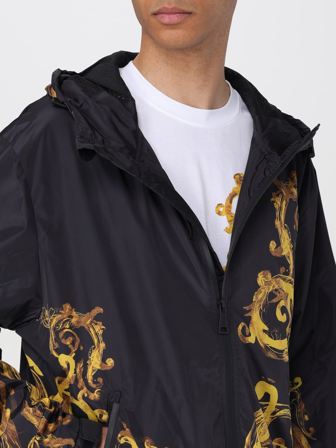 VERSACE JEANS COUTURE JACKET: Jacket men Versace Jeans Couture, Gold - Img 5