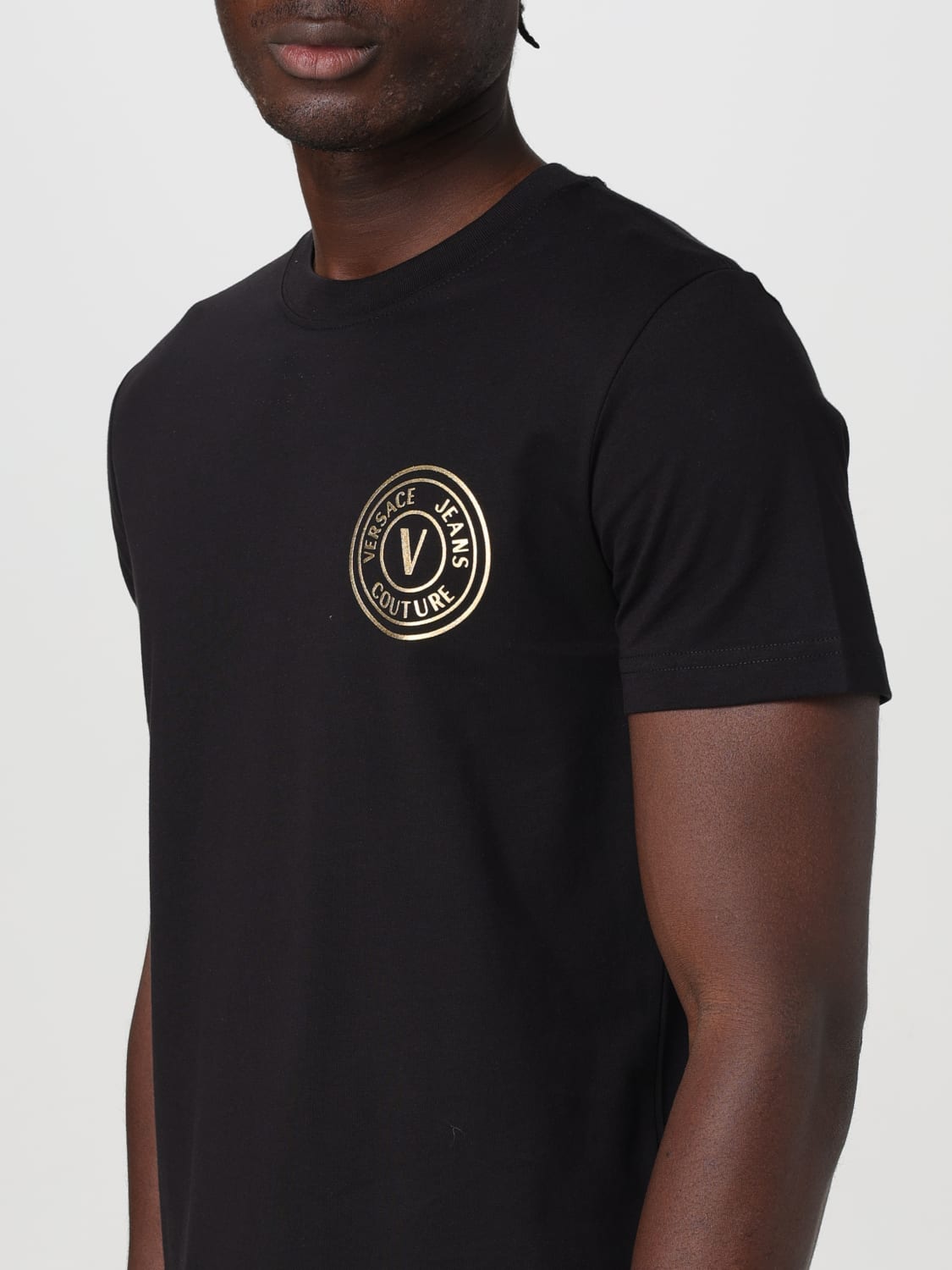 VERSACE JEANS COUTURE T-SHIRT: T-shirt men Versace Jeans Couture, Black - Img 3