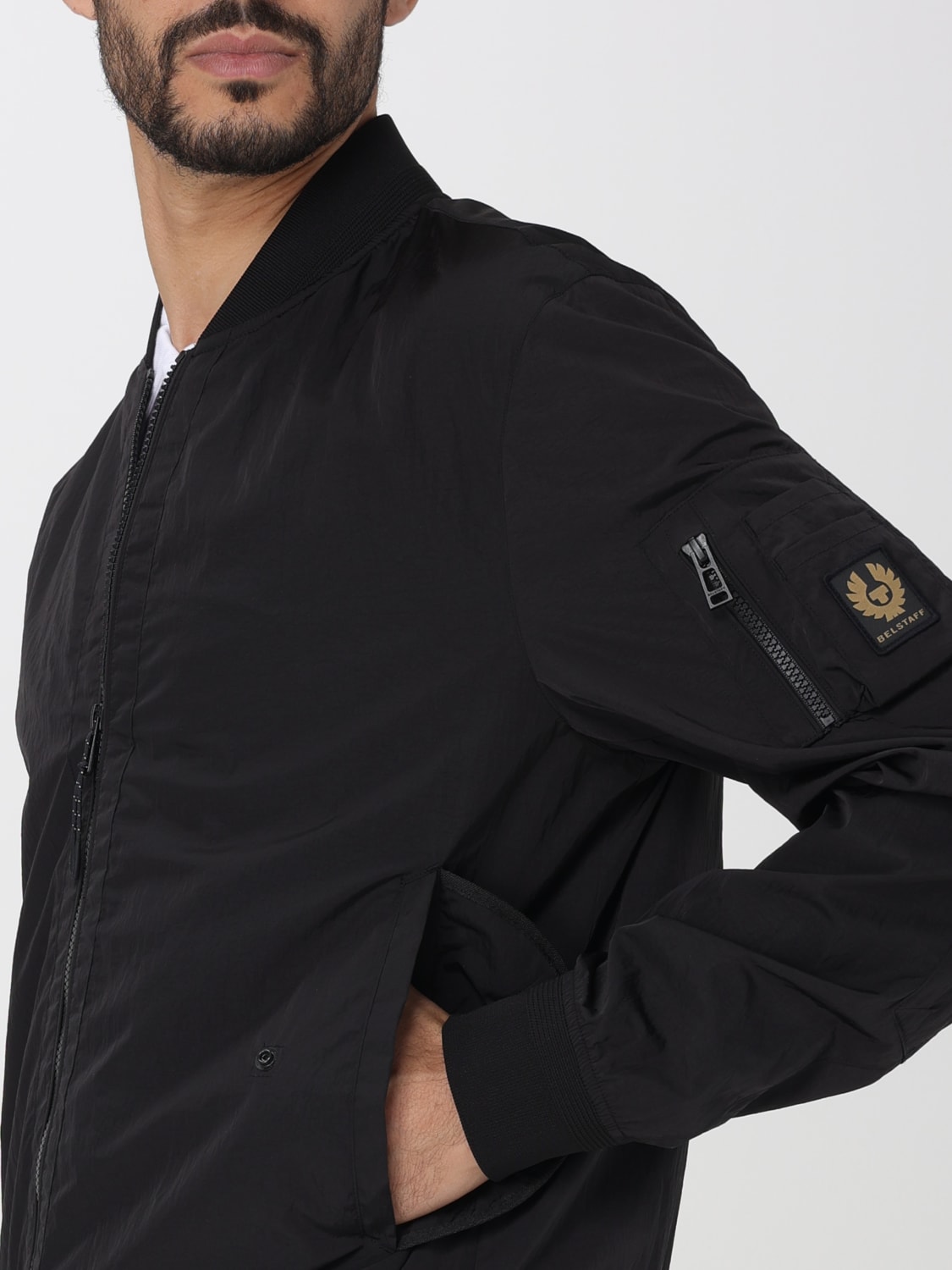 Belstaff Outlet: Jacket men - Black | Belstaff jacket 104751 online at ...