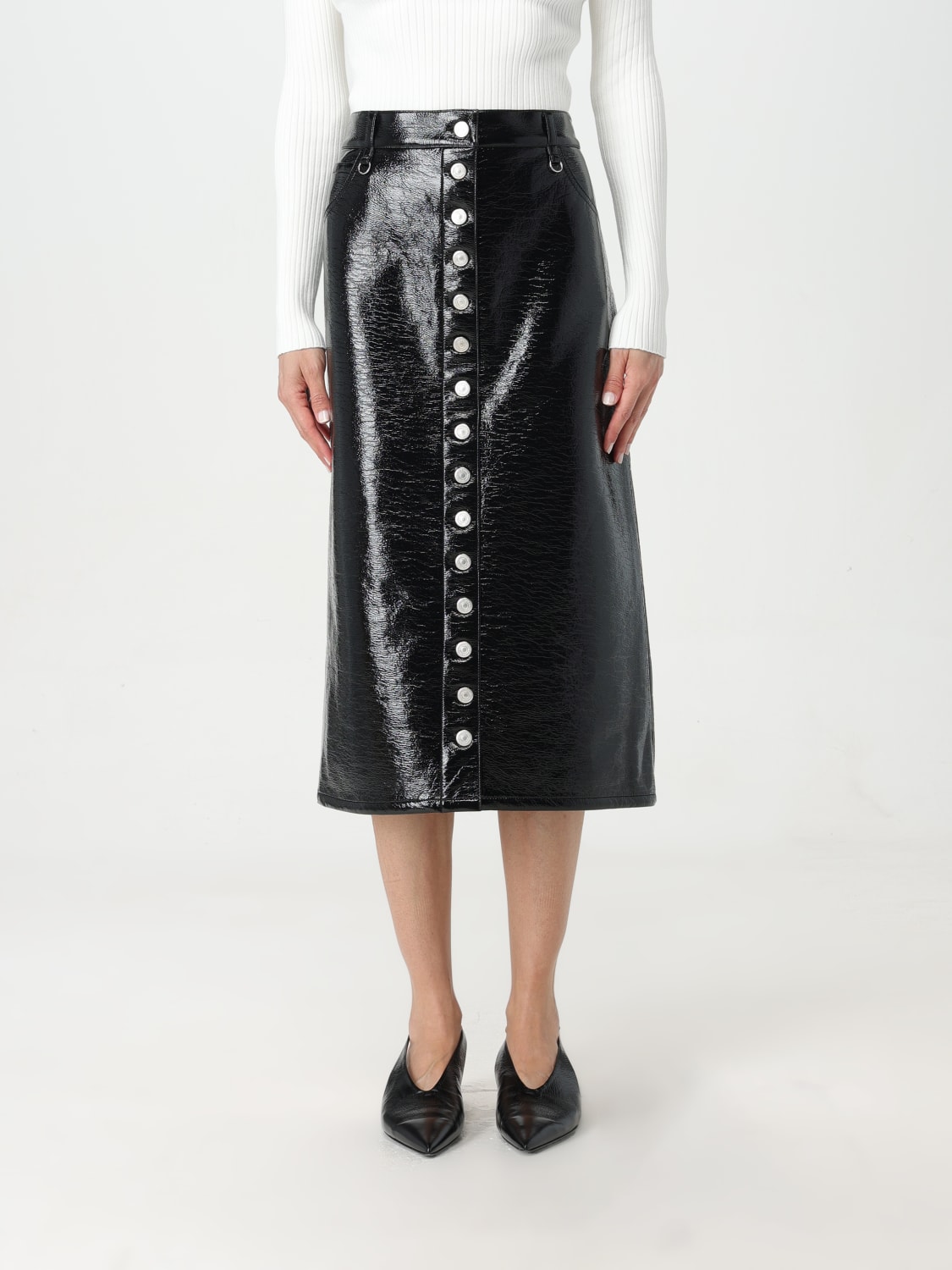 スカート Courreges SKIRT (124CJU155VY0014 9999) Courrèges Outlet: Skirt woman - Black | Courrèges skirt