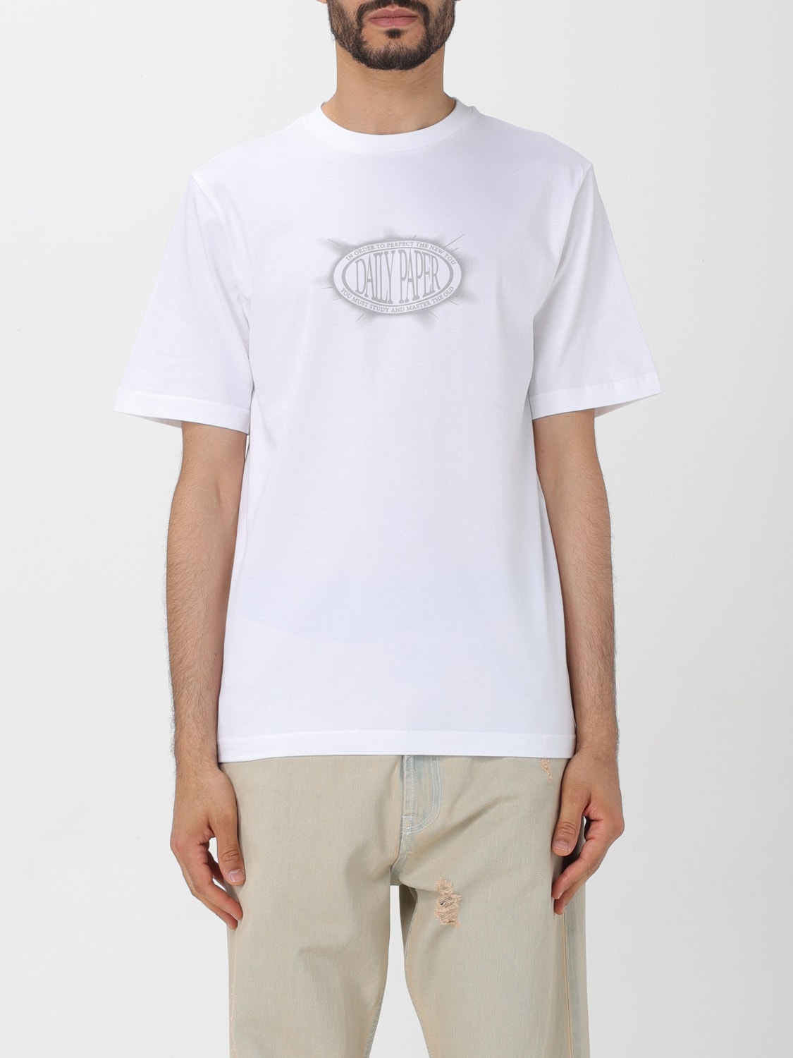 Daily Paper Outlet: T-shirt men - White | Daily Paper t-shirt GLOW SS T ...